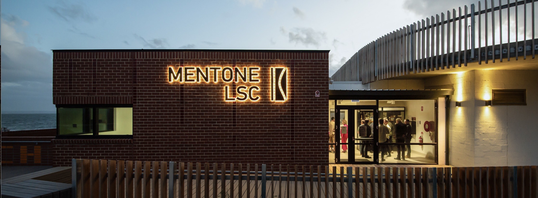Night view of Mentone LSC Night view of Mentone LSC